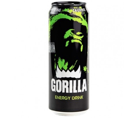 Gorilla Enerji İçeceği Sade 500 Ml  12 'li koli 