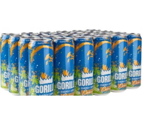 Gorilla Enerji İçeceği Mango Coconut 500 Ml 12'li  koli 