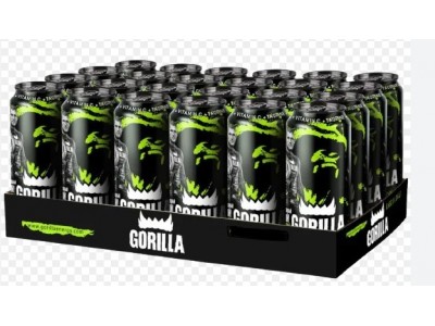 Gorilla Enerji İçeceği Sade 250 Ml 24'lü  koli 