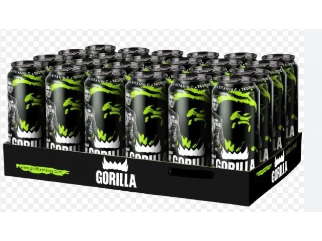 Gorilla Enerji İçeceği Sade 250 Ml 24'lü  koli